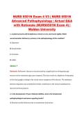 NURS 6501N Exam 4 V1&ndash;V3 &vert; NURS 6501N Advanced Pathophysiology &vert; Walden University &vert; Actual Q&A with Rationale &lpar;NURS6501N Exam 4&rpar;