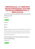 NURS 6501N Exam 1 V1 &vert; NURS 6501N &NewLine;Advanced Pathophysiology &vert; Actual Q&A &NewLine;with Rationale &lpar;NURS6501N Exam 1&rpar; &vert; &NewLine;Walden University