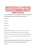 NURS 6501N Midterm V1 &vert; NURS 6501N &NewLine;Advanced Pathophysiology &vert; Actual Q&A &NewLine;with Rationale &lpar;NURS6501N Midterm&rpar; &vert; &NewLine;Walden University 