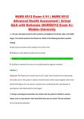 NURS 6512 Exam 4 V1 &vert; NURS 6512 &NewLine;Advanced Health Assessment &vert; Actual &NewLine;Q&A with Rationale &lpar;NURS6512 Exam 4&rpar; &vert; &NewLine;Walden University 