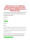 NURS 6512 Exam 4 V2 &vert; NURS 6512 &NewLine;Advanced Health Assessment &vert; Actual &NewLine;Q&A with Rationale &lpar;NURS6512 Exam 4&rpar; &vert; &NewLine;Walden University 