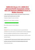 NURS 6512 Exam 2 V1 &vert; NURS 6512 &NewLine;Advanced Health Assessment &vert; Actual &NewLine;Q&A with Rationale &lpar;NURS6512 Exam 2&rpar; &vert; &NewLine;Walden University 