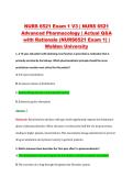 NURS 6521 Exam 1 V1&ndash;V3 &vert; NURS 6521 Advanced Pharmacology &vert; Walden University &vert; Actual Q&A with Rationale &lpar;NURS6521 Exam 1&rpar;
