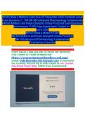 NR565 Week 4 Midterm Exam Complete Actual Exam Questions 1- 100 NR-565 Advanced Pharmacology Fundamentals NR 565 Midterm and Finals Examplify Online Proctored Exam Questions and Answers &vert; 100&percnt; Pass Guaranteed &vert; Graded A&plus; &vert; 