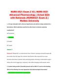 NURS 6521 Exam 2 V2 &vert; NURS 6521 &NewLine;Advanced Pharmacology &vert; Actual Q&A &NewLine;with Rationale &lpar;NURS6521 Exam 2&rpar; &vert; &NewLine;Walden University 