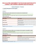 WGU C215 Pre-Assessment Practice Exam Review Guide with Questions&comma; Answers&comma; and Rationales Latest Edition