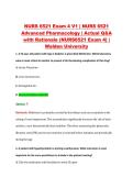 NURS 6521 Exam 4 V1 &vert; NURS 6521 &NewLine;Advanced Pharmacology &vert; Actual Q&A &NewLine;with Rationale &lpar;NURS6521 Exam 4&rpar; &vert; &NewLine;Walden University 