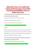 NURS 6521 Exam 4 V1&ndash;V3 &vert; NURS 6521 Advanced Pharmacology &vert; Walden University &vert; Actual Q&A with Rationale &lpar;NURS6521 Exam 4&rpar;