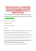 NURS 6521N Exam 4 V3 &vert; NURS 6521N &NewLine;Advanced Pharmacology &vert; Actual Q&A &NewLine;with Rationale &lpar;NURS6521N Exam 4&rpar; &vert; &NewLine;Walden University 