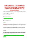 NURS 6521N Exam 1 V2 &vert; NURS 6521N &NewLine;Advanced Pharmacology &vert; Actual Q&A &NewLine;with Rationale &lpar;NURS6521N Exam 1&rpar; &vert; &NewLine;Walden University 