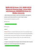 NURS 6521N Exam 2 V2 &vert; NURS 6521N &NewLine;Advanced Pharmacology &vert; Actual Q&A &NewLine;with Rationale &lpar;NURS6521N Exam 2&rpar; &vert; &NewLine;Walden University
