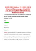 NURS 6521N Midterm V2 &vert; NURS 6521N &NewLine;Advanced Pharmacology &vert; Actual Q&A &NewLine;with Rationale &lpar;NURS6521N Midterm&rpar; &vert; &NewLine;Walden University 