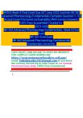 NR565 Week 8 Final ExamNR 565 Midterm and Finals Examplify Online Proctored NR-565 Advanced Pharmacology FundamentalsChamberlain University 