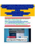 NR565 Week 8 Final Exam Complete Actual Exam Questions 1- 100 NR565 Advanced Pharmacology Fundamentals NR 565 Midterm and Finals Examplify Online Proctored Exam 