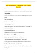 ASA 105 Chapter 1 Questions with Correct&NewLine;Answers