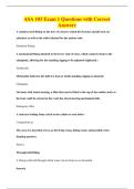 ASA 103 Exam 1 Questions with Correct&NewLine;Answers
