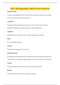 ASA 103 Questions with Correct Answers