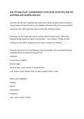NUR 390 FINAL EXAM &vert; COMPREHENSIVE STUDY GUIDE&comma; NCLEX-STYLE PRACTICE QUESTIONS AND ANSWERS 2026&sol;2027