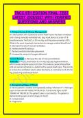 TNCC 9TH EDITION FINAL TEST LATEST 2026&sol;2027 WITH VERIFIED QUESTIONS AND ANSWERS