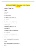 BLEA&colon; OUTLINE Questions with Correct&NewLine;Answers
