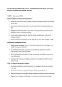 NUR 390 EXAM 2 BLUEPRINT FOR SUMMER &vert; COMPREHENSIVE STUDY GUIDE&comma; NCLEX-STYLE PRACTICE QUESTIONS AND ANSWERS 2026&sol;2027