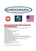 RNSG 1301 STUDY LATEST EXAMS ALL QUESTIONS AND ANSWERS SURE