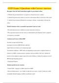 CITP Exam 3 Questions with Correct Answers
