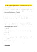 CITP Exam 1 Questions with Correct Answers