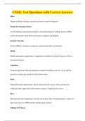 CNML Test Questions with Correct Answers