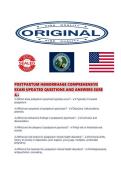 POSTPARTUM HEMORRHAGE COMPREHENSIVE EXAM UPDATED QUESTIONS AND ANSWERS SURE