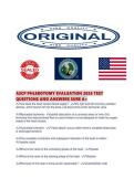 ASCP PHLEBOTOMY EVALUATION 2026 TEST QUESTIONS AND ANSWERS SURE