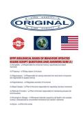EPPP BIOLOGICAL BASES OF BEHAVIOR UPDATED EXAMS SCRIPT QUESTIONS AND ANSWERS SURE