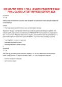 NR667-FNP Week 1 Full-Length Practice Exam Comprehensive Review Guide Latest Edition &lpar;2026&rpar;