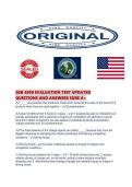 GEB 4890 EVALUATION TEST UPDATED QUESTIONS AND ANSWERS SURE 