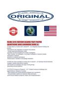 NURS 3515 REVIEW EXAMS TEST PAPER QUESTIONS AND ANSWERS SURE