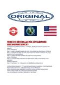 NURS 3515 CORE EXAMS ALL SET QUESTIONS AND ANSWERS SURE 