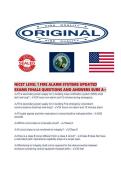 NICET LEVEL 1 FIRE ALARM SYSTEMS UPDATED EXAMS FINALS QUESTIONS AND ANSWERS SURE