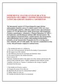 INSTRUMENTAL ANALYSIS ACS EXAM 200 ACTUAL &NewLine;QUESTIONS AND CORRECT ANSWERS WITH RATIONALE &NewLine;LATEST 2026 ALREADY GRADED A&plus; ASSURED PASS 