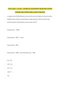 COSC QUIZ 3  EXAM &vert;  COMPLETE QUESTIONS WITH 100&percnt; RATED EXPERT SOLUTIONS &vert;2026 LATEST UPDATED
