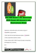 BIO 669 Exam 1 &lpar;2026&rpar; &vert; 500&plus; Exam Questions & Illustrated Answers &vert; Acid-Base Balance&comma; Electrolytes&comma; Immunology & Pathophysiology &vert; BIO 669 Advanced Pathophysiology