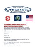 ILLUSTRATOR GMETRIX EXAMS SCRIPT ALL QUESTIONS AND ANSWERS SURE 