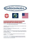 ILLUSTRATOR GMETRIX UPDATED EVALUATION EXAM QUESTIONS AND ANSWERS SURE 