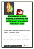 NGWA Augering & Monitoring Well Certification Exam &lpar;2026&rpar; &vert; 80&plus; Exam Questions & Verified Answers &vert; Hollow-Stem Augering&comma; Monitoring Well Construction&comma; Groundwater Sampling&comma; Well Development & Drilling Safety &vert; National Ground Water Association &lpar;NGWA&rpar;