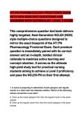 ATI PN PHARMACOLOGY PROCTORED EXAM &NewLine;WITH NGN 2026-2027 QUESTIONS AND &NewLine;ANSWERS WITH RATIONALES  LEVEL 3 GUIDE 