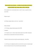 WKF KUMITE EXAM BANK  &vert;  COMPLETE QUESTIONS WITH 100&percnt; RATED EXPERT SOLUTIONS &vert;2026 LATEST UPDATED