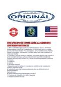 SWE EPME STUDY EXAMS GUIDE ALL QUESTIONS AND ANSWERS SURE 