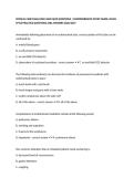 CRITICAL CARE FINAL EXAM AND QUIZ QUESTIONS &vert; COMPREHENSIVE STUDY GUIDE&comma; NCLEX-STYLE PRACTICE QUESTIONS AND ANSWERS 2026&sol;2027
