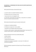 NUR 4390 EXAM 1 &vert; COMPREHENSIVE STUDY GUIDE&comma; NCLEX-STYLE PRACTICE QUESTIONS AND ANSWERS 2026&sol;2027