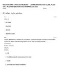 NUR 4390 EXAM 1 PRACTICE PROBLEMS &vert; COMPREHENSIVE STUDY GUIDE&comma; NCLEX-STYLE PRACTICE QUESTIONS AND ANSWERS 2026&sol;2027