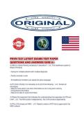 PNVN 1521 LATEST EXAMS TEST PAPER QUESTIONS AND ANSWERS SURE